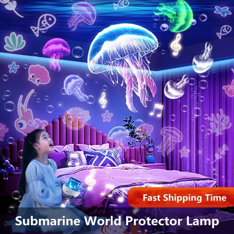 Projecteur étoilé veilleuse rotative ciel lune lampe galaxie lampe maison chambre décoration Starlig