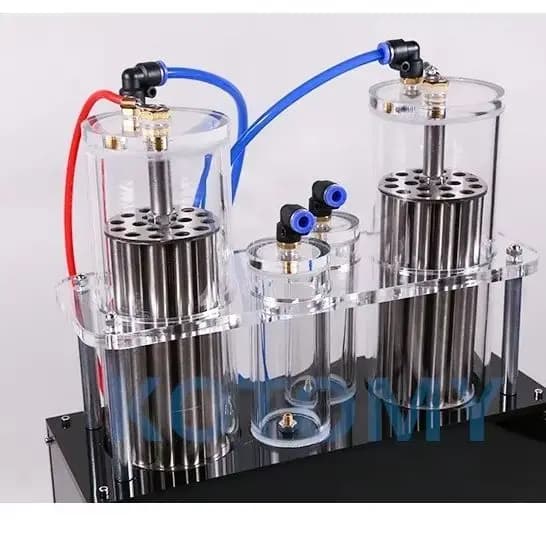 Dispositif expérimental de Double sortie de Machine d'eau d'électrolyse pour la séparation d'hydrogè