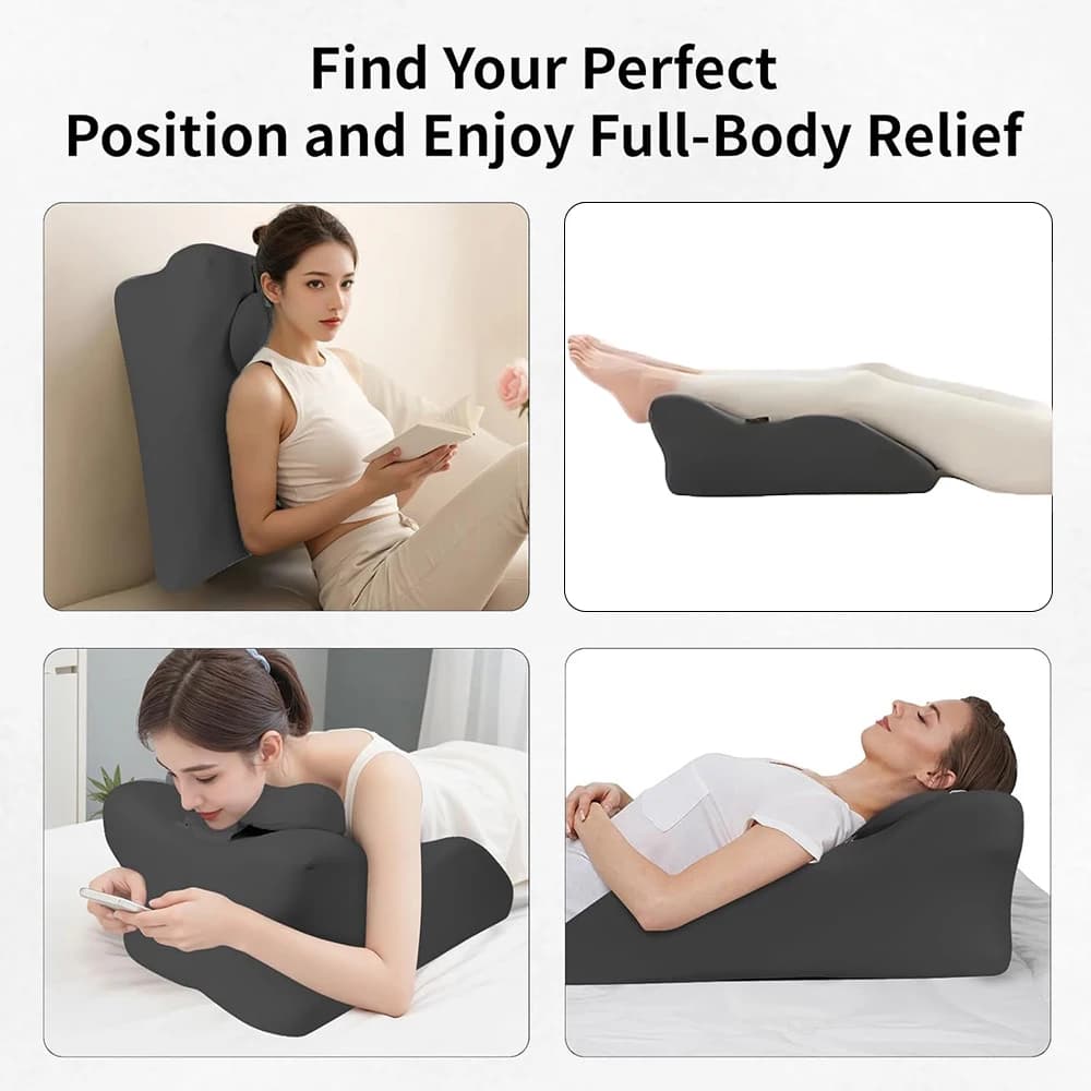 Grand lit oreiller compensé ergonomique multifonctionnel avec nouvelle position sujet pour lire un d