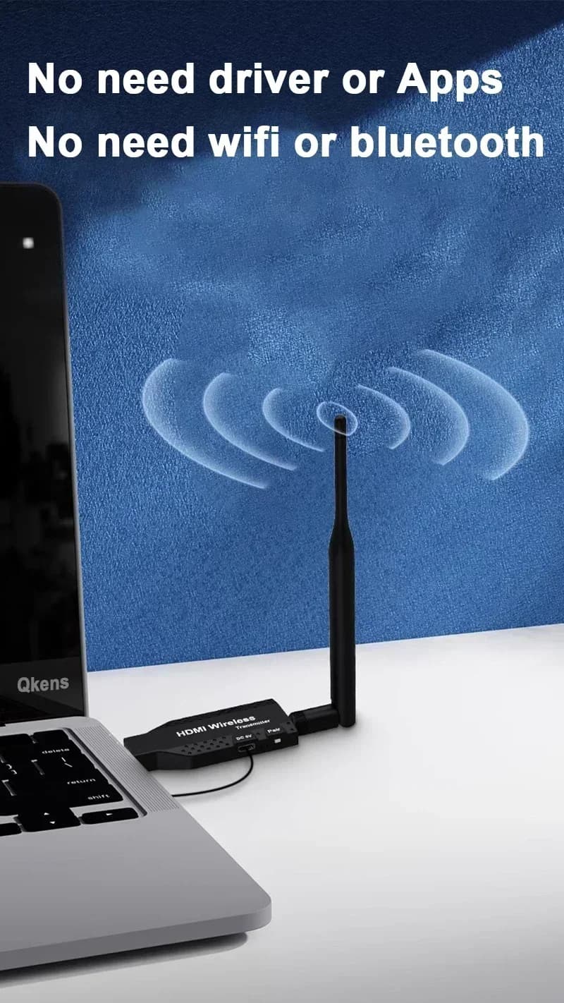 50m sans fil HDMI Extender vidéo émetteur récepteur 1 à 2 3 4 1x4 affichage pour TV Box caméra ordin