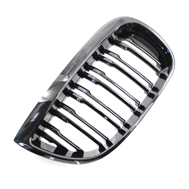 Pour BMW série 1 E81 E87 2004-2011 noir brillant grilles couverture voiture pare-chocs avant amant F