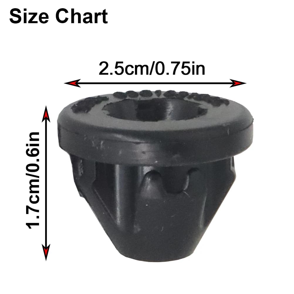 6X pour VW Golf Polo Audi A4 A6 Skoda Octavia siège couvercle de moteur de voiture œillet prise en c