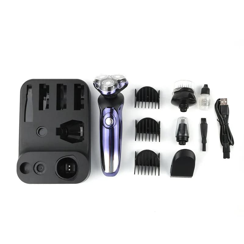 MOTAWISH rasoir électrique humide-sec double usage étanche rasoir électrique nez oreille tondeuse à 