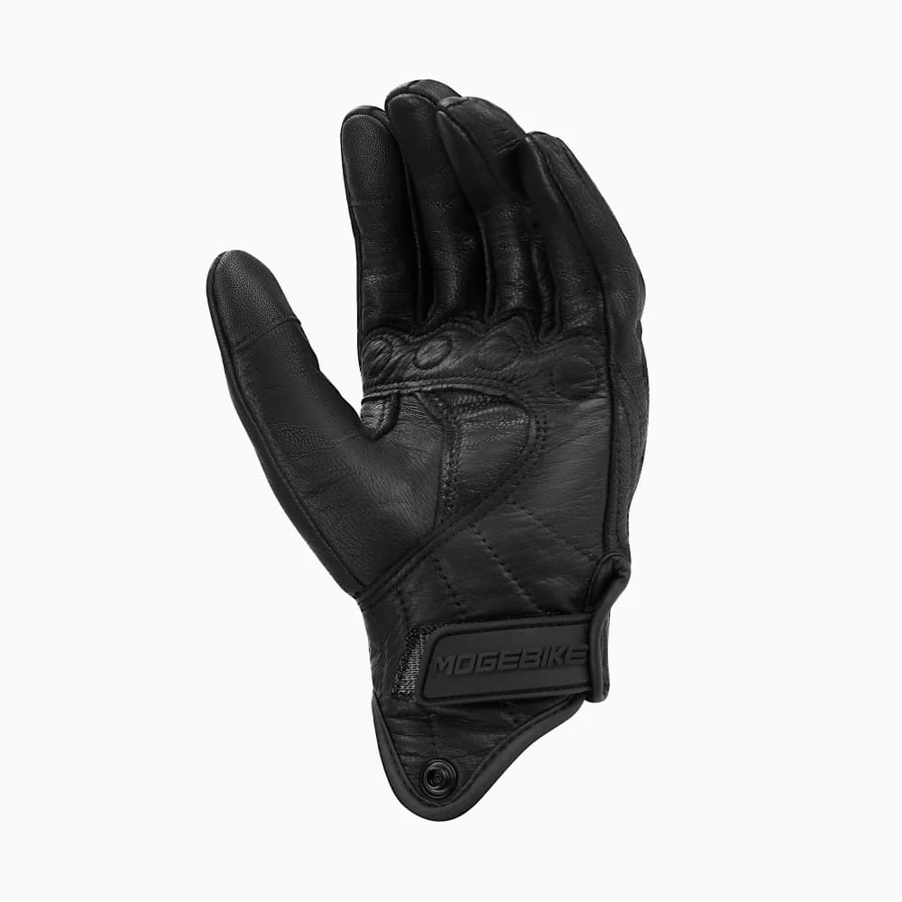 Gants de moto en cuir pour hommes et femmes, écran tactile, carbone, cyclisme, moteur, hiver, Hurbik