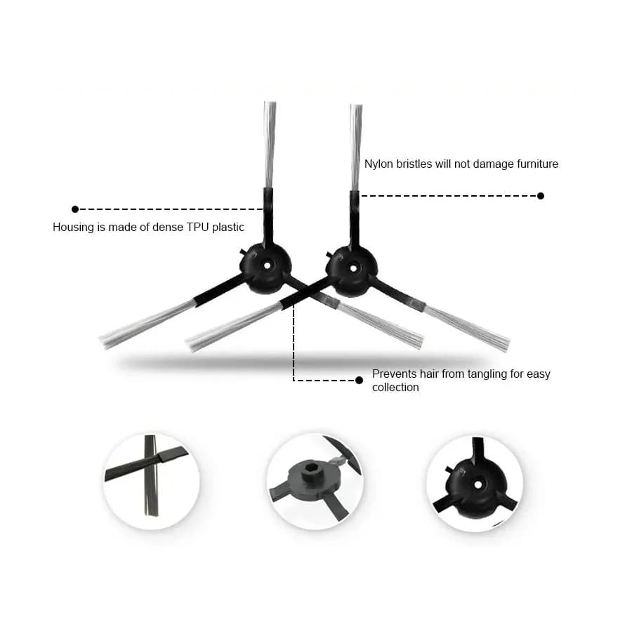 Kit d'accessoires pour aspirateur robot Xiaomi Viomi S9, filtre Hepa, brosse latérale principale, sa