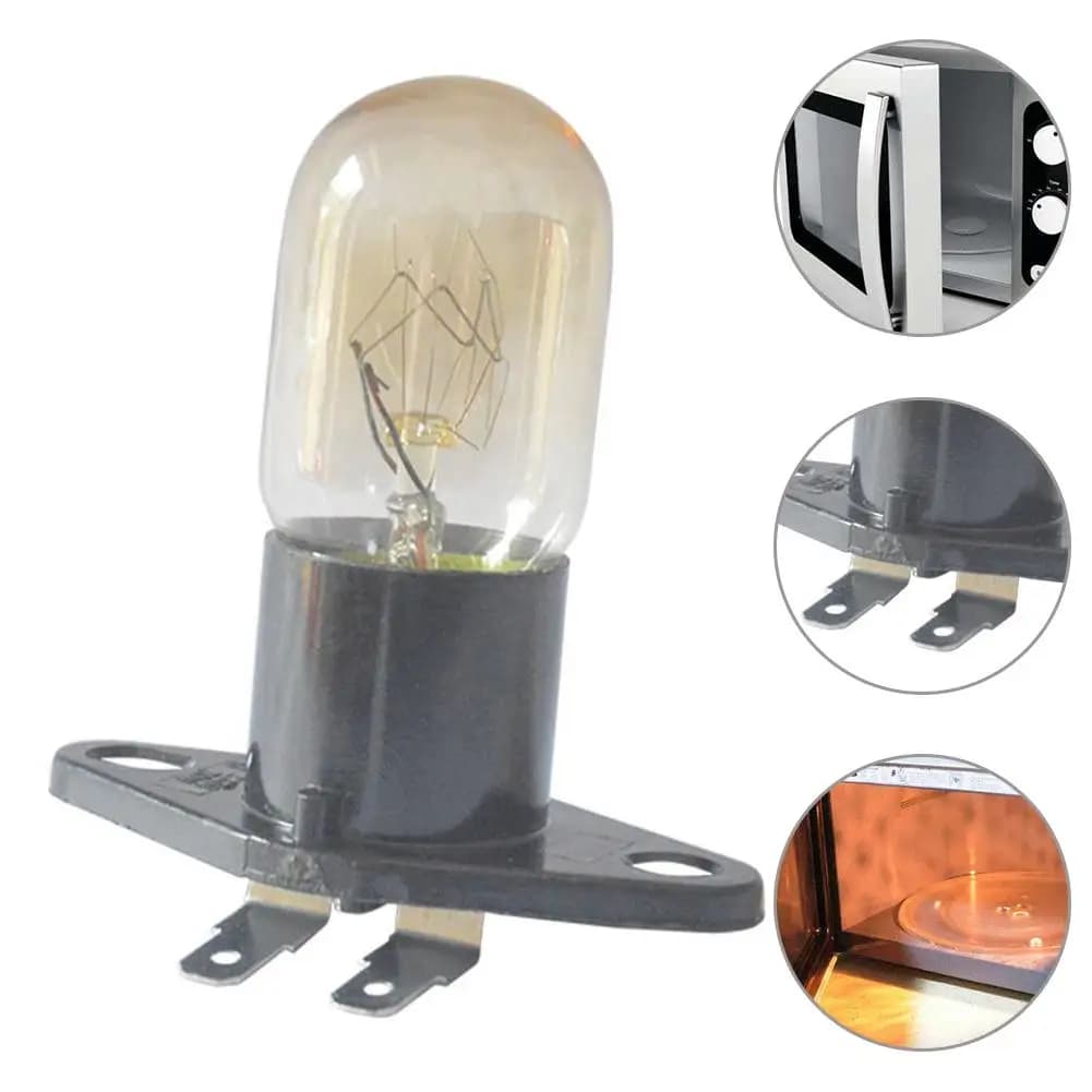 Ampoule pour four à micro-ondes 2A 250V 25W, éclairage de réfrigérateur, conception de Base avec sup