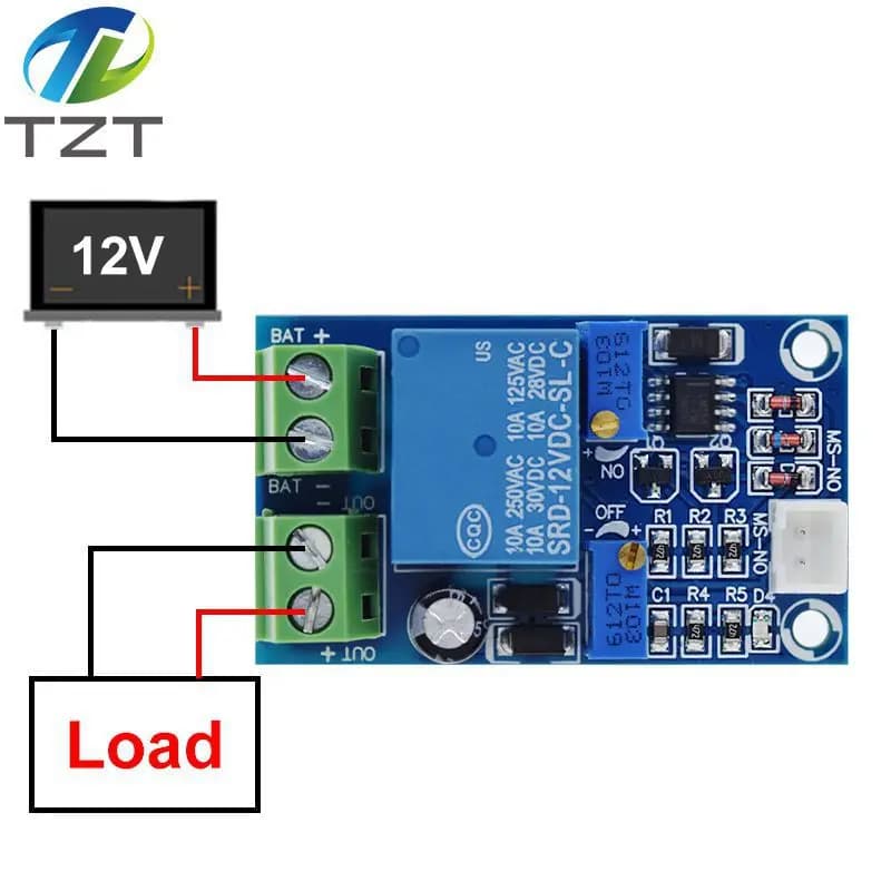 Module de carte de Protection de récupération de commutateur automatique, batterie basse tension 12V