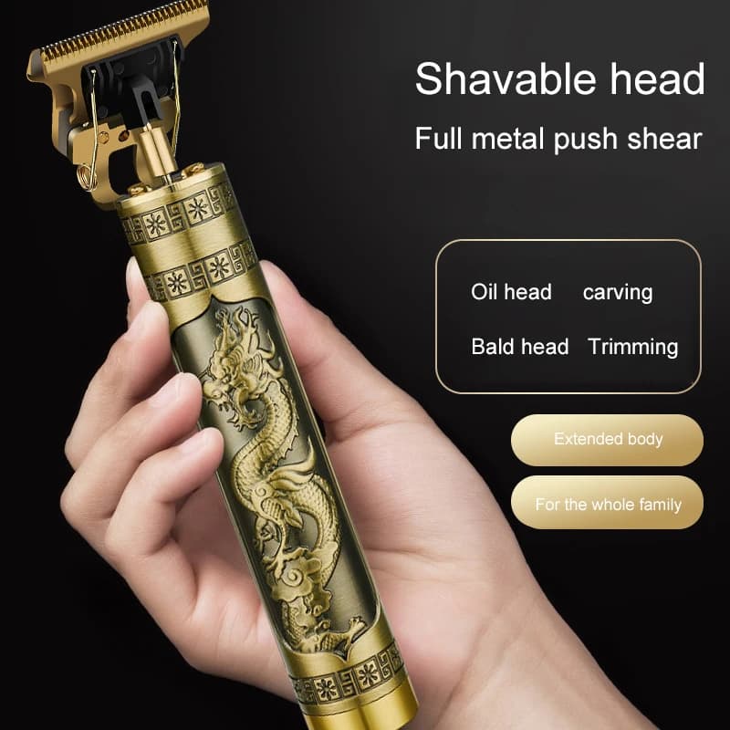 Tondeuse à cheveux électrique professionnelle sans fil USB, kit de toilettage, tondeuse à barbe, cou