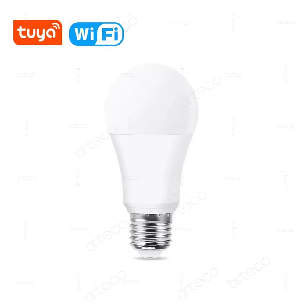 Ampoules LED intelligentes WiFi E27 15W RGB 2700K-6500K Tuya Smart Life, lampe Led à intensité varia