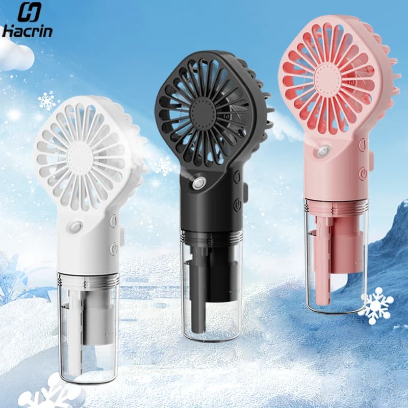 Humidificateur portable USB aste, ventilateur à main, mini ventilateur à eau
