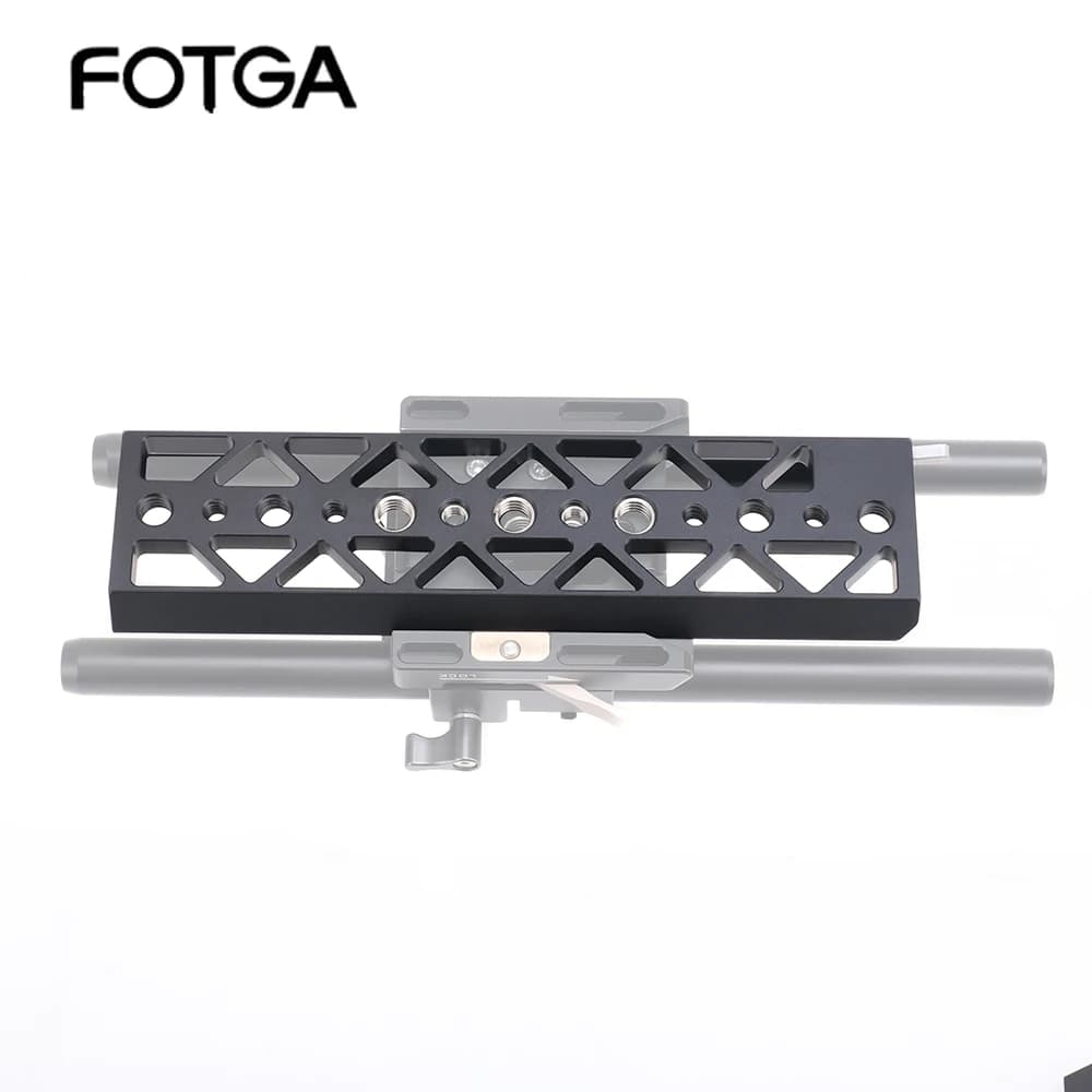 FOTGA – plaque en queue d'aronde de 5/8/10 pouces, avec trou de vis 3/8 1/4, pour plaque inférieure 