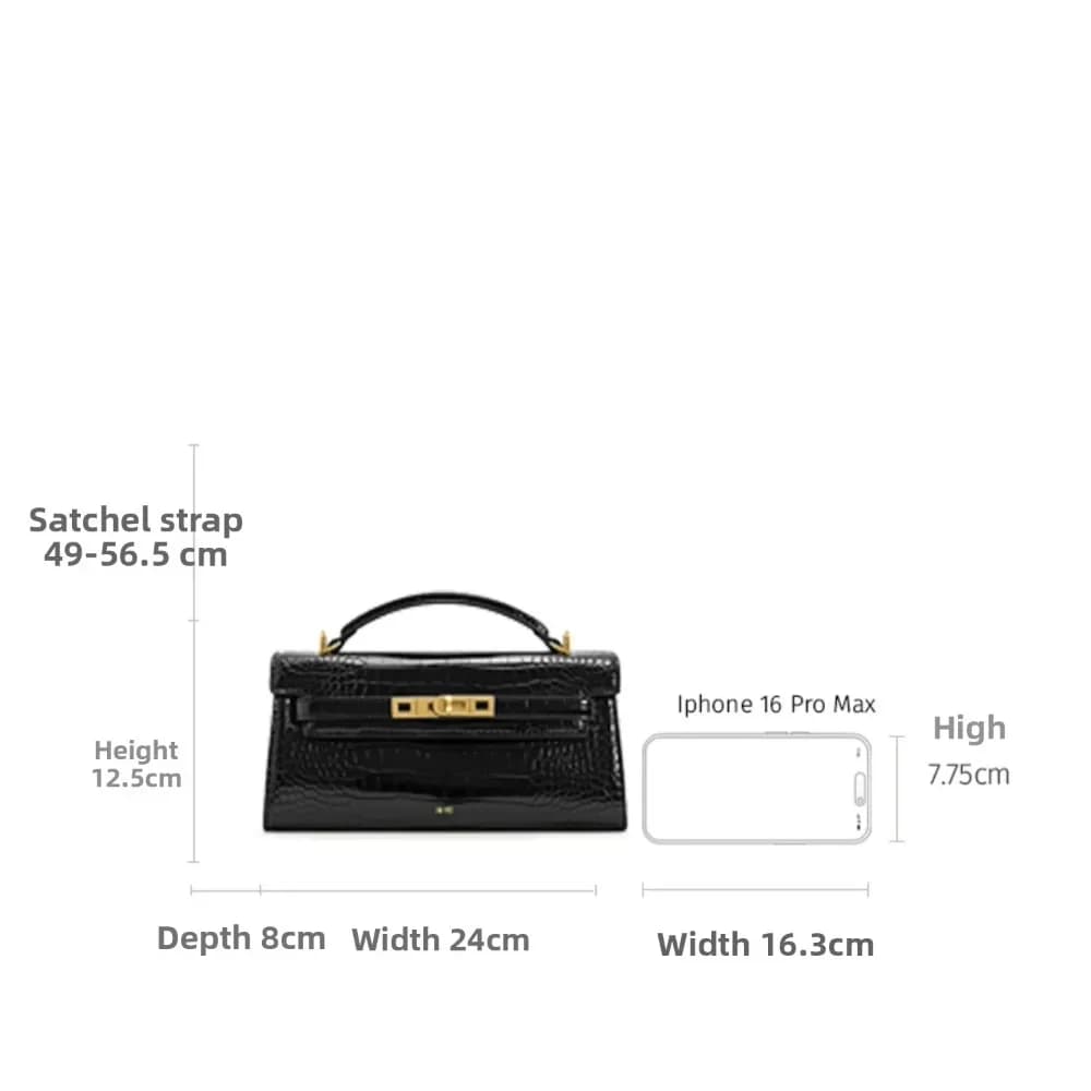 Sac à main JW PEI en cuir gaufré crocodile, sac de luxe convertible pour femme, sac bandoulière et s