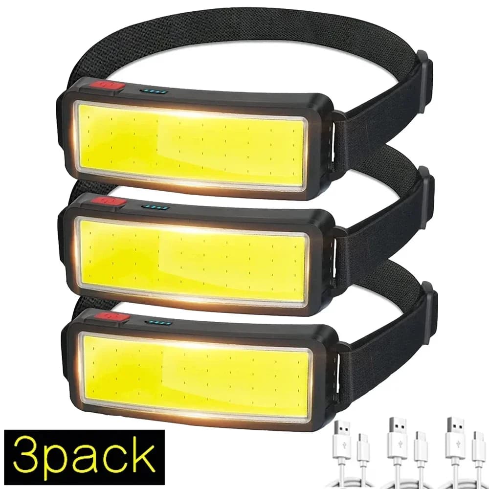 Lampe de poche LED COB pour sauna, batterie intégrée, aste par USB, lampe d'urgence extérieure, lant
