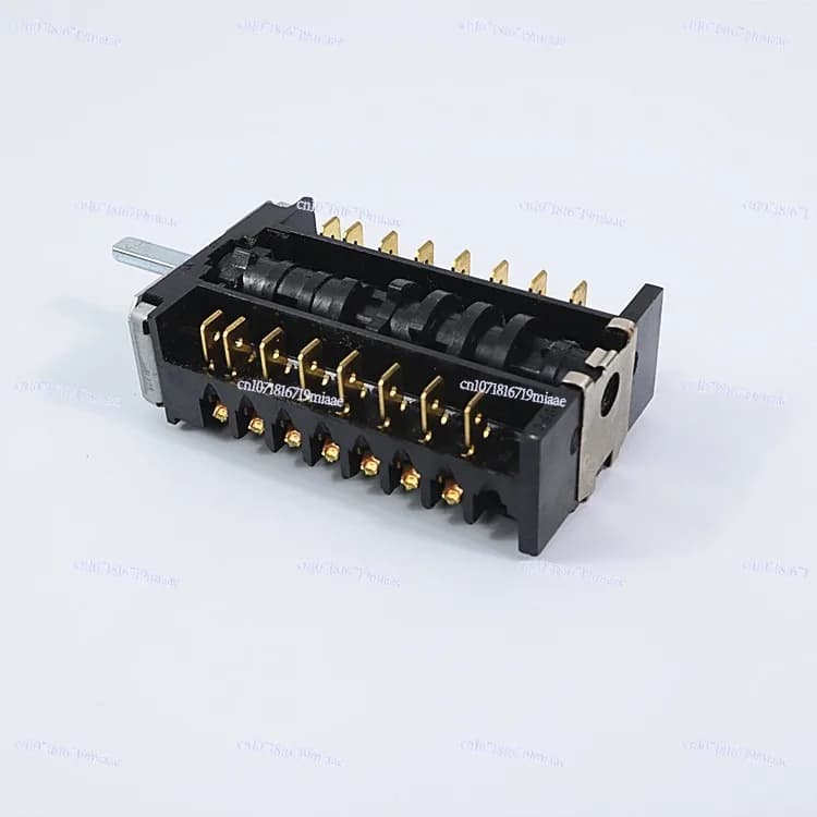 Interrupteur rotatif multifonction FD102B pour fonction vapeur de four, 250V 16A 8+0 positions