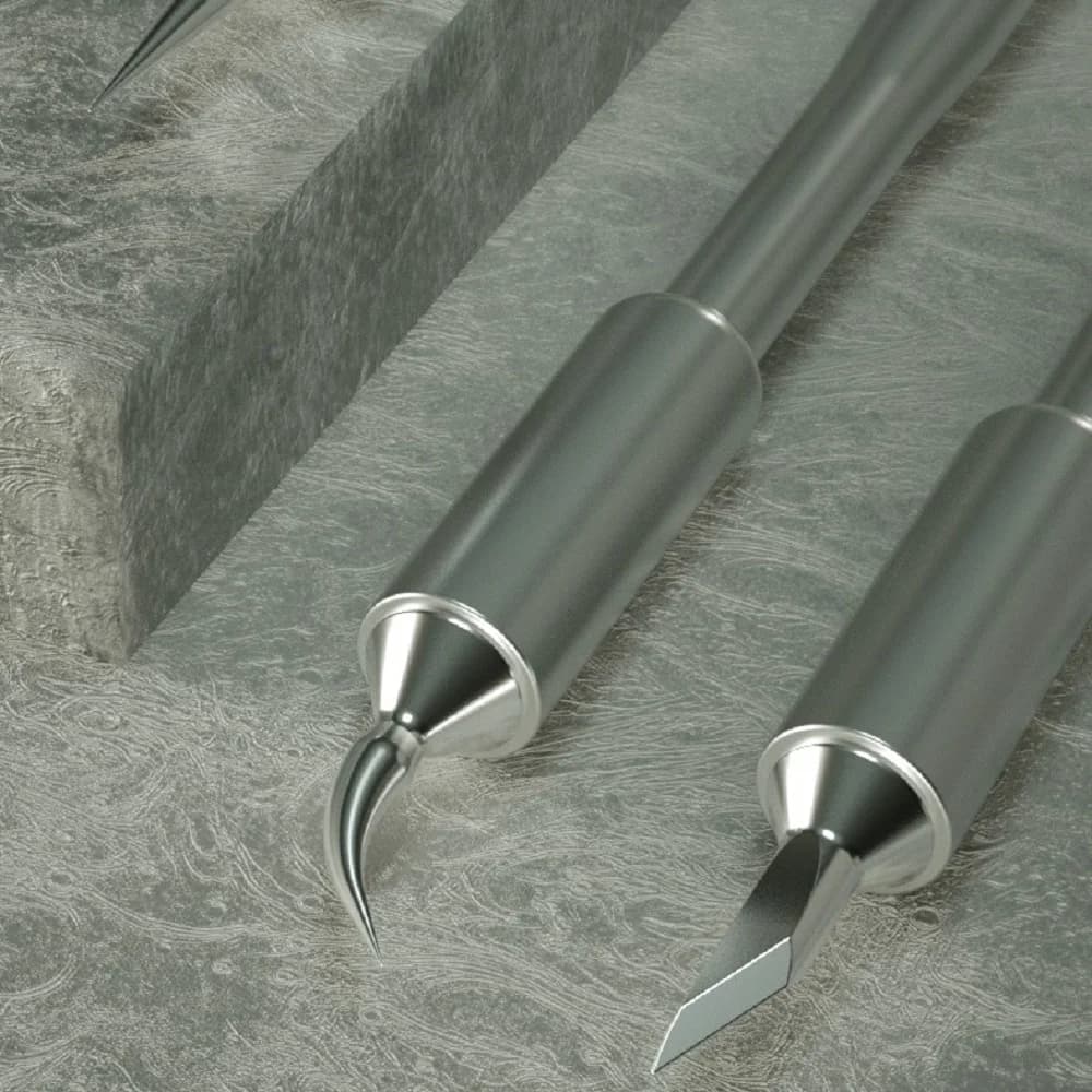 MÉCANICIEN-Pointe de fer à souder en cuivre, série C245, type de chauffage externe, précision électr
