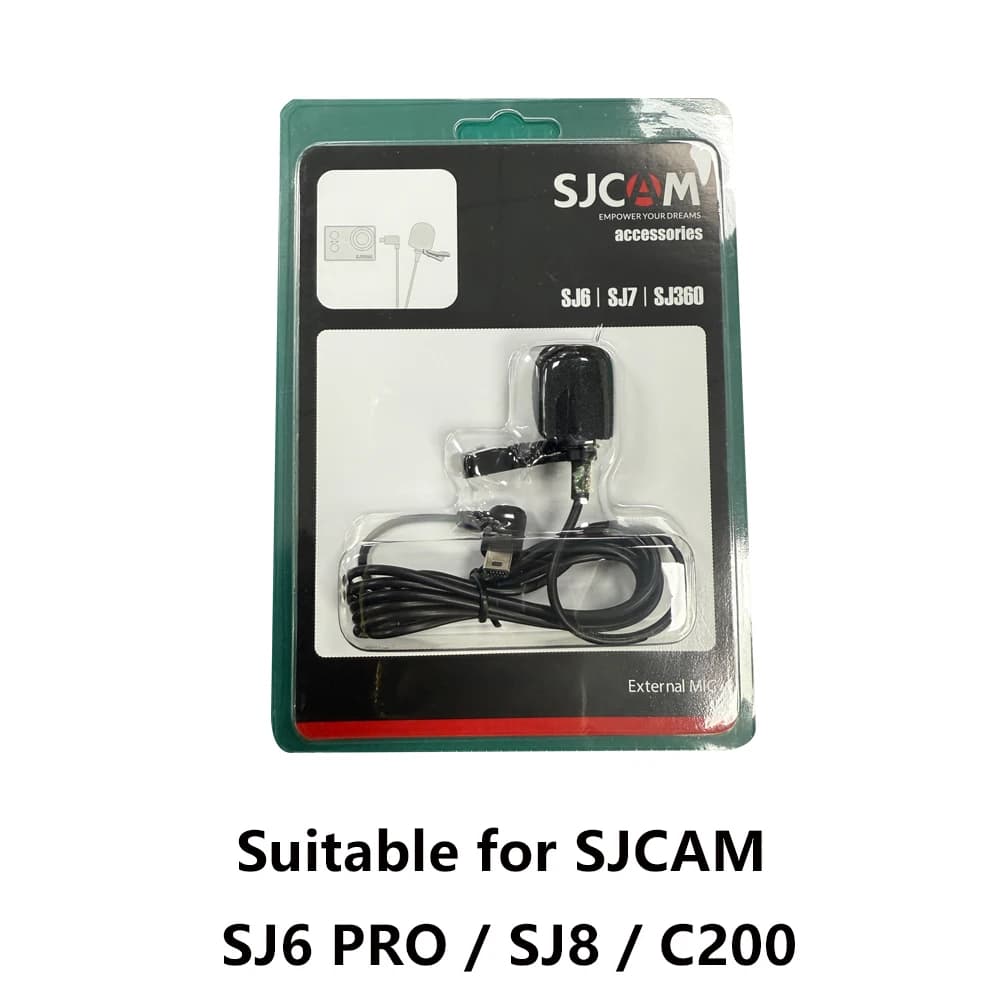 Microphone de capture d'écran SJ pour caméra d'action, C200, C200Pro, SJ20, SJ6, SJ8, SJ10