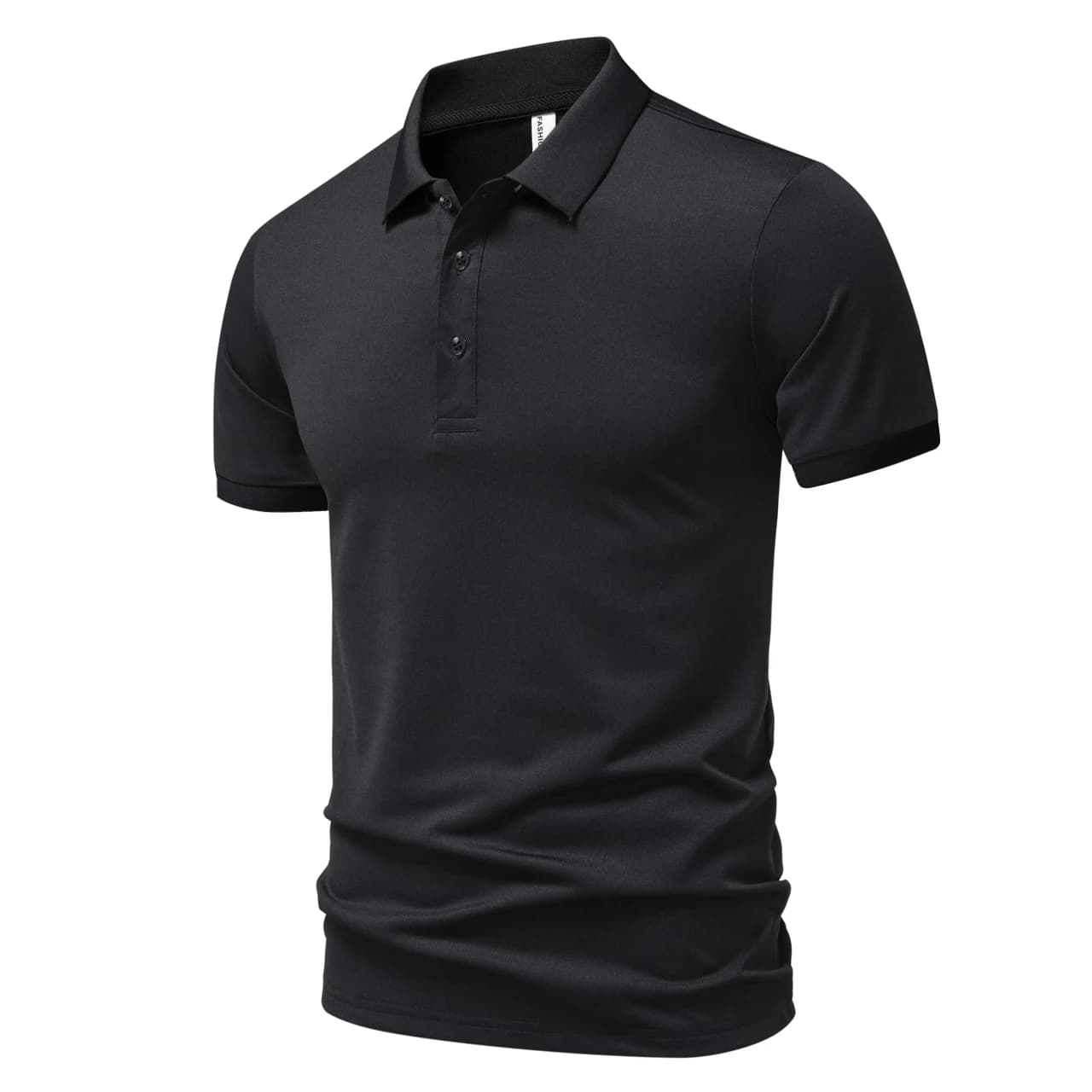 POLO à manches courtes à séchage rapide, pour Sports de plein air et Fitness, haut à revers en maill