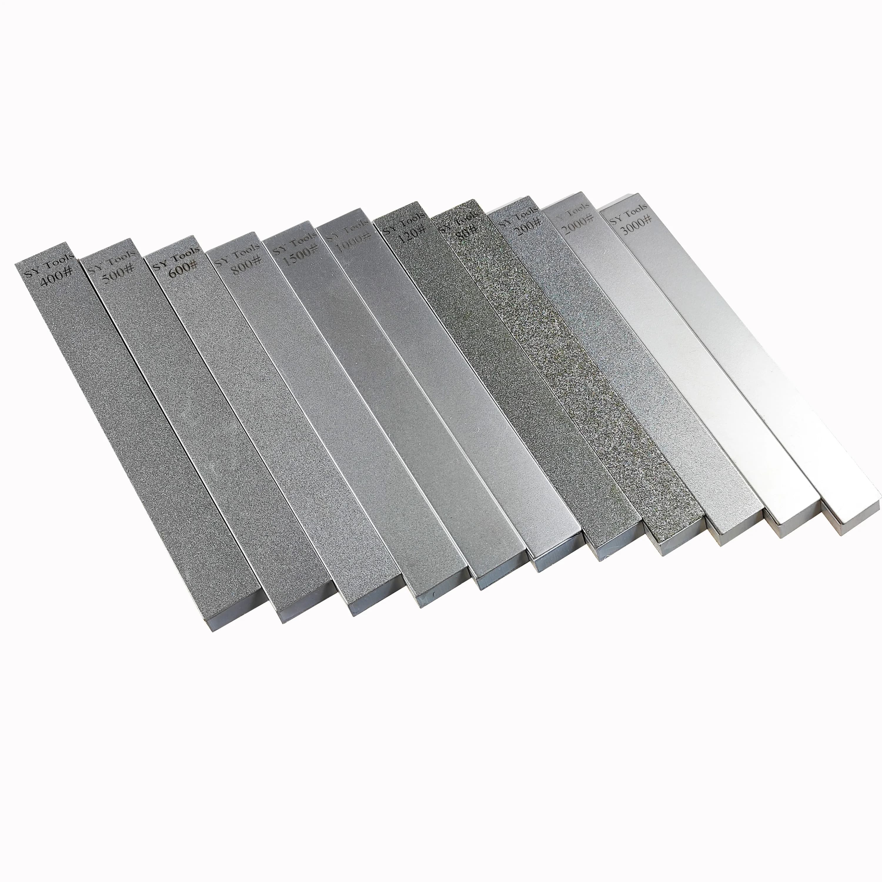 SYTOOLS – jeu de pierres à aiguiser en diamant vierge en alliage d'aluminium, pour affûteur de coute