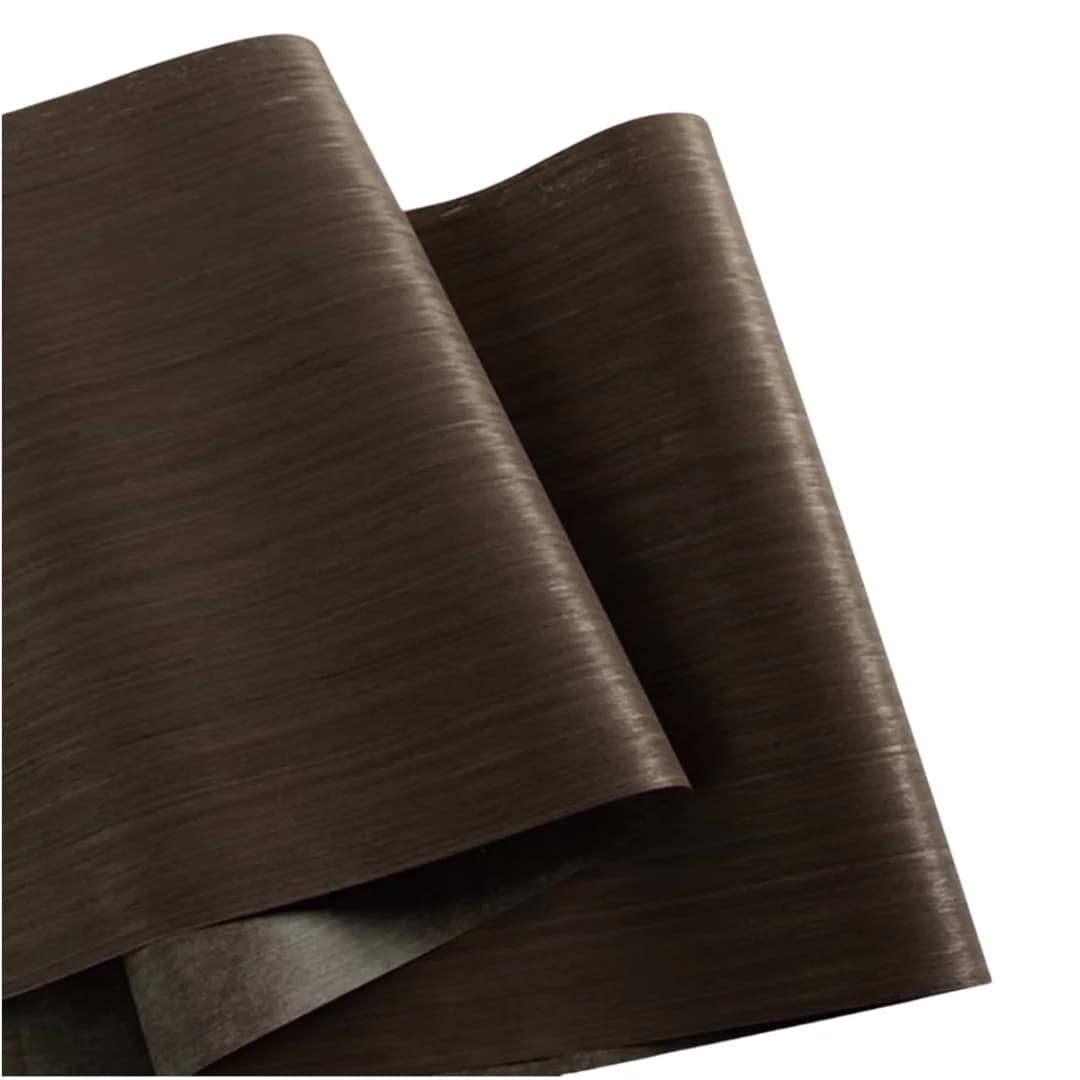 Feuille de placage de bois de module marron foncé, idéal pour la décoration de meubles de maison pol