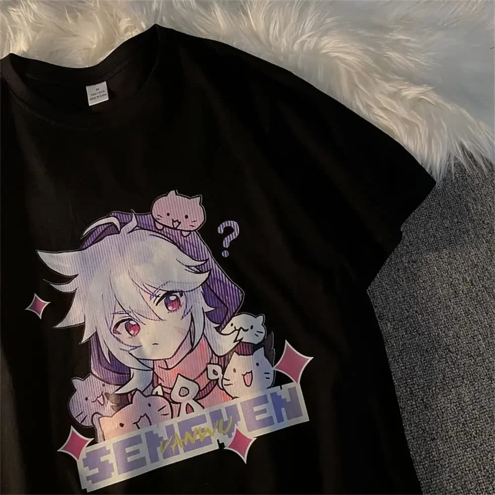 T-Shirt à Manches Courtes en Coton pour Couple, Vêtement Décontracté, Style Hip Hop, Harajuku, Offre
