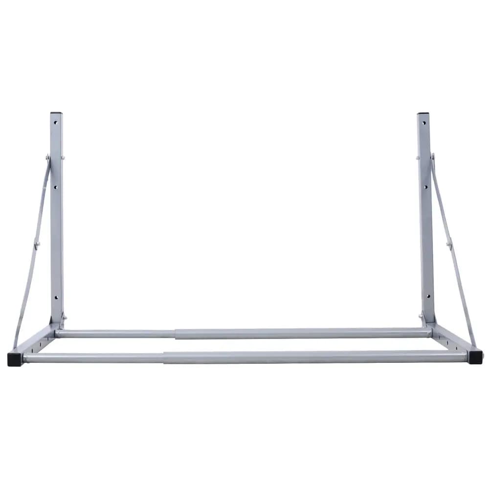 Dreamzon-Rangement mural pliable, 30.5 à 50.5 amarans de large, supporte 300 livres, argent