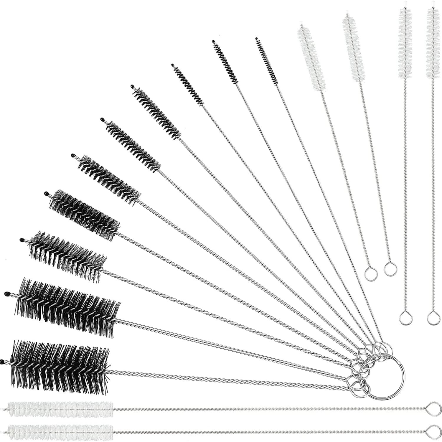 Brosse en Nylon, ensemble d'outils multifonctionnels, brosse de pulvérisation, nettoyage de pailles 