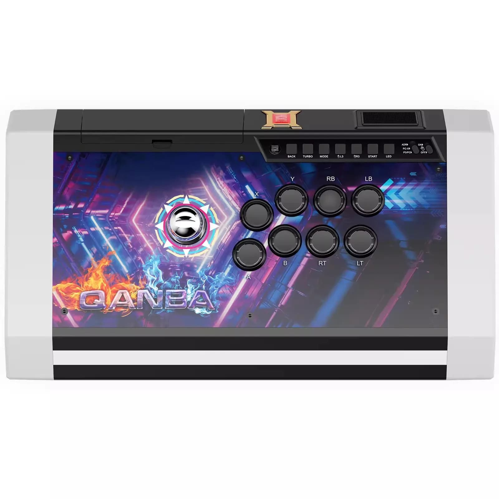 QANBA-Boxer Q3 Obsidian Multi-Function Pro Joystick, Compatible avec PC Street Fighter 6 Lam Ken 8 S