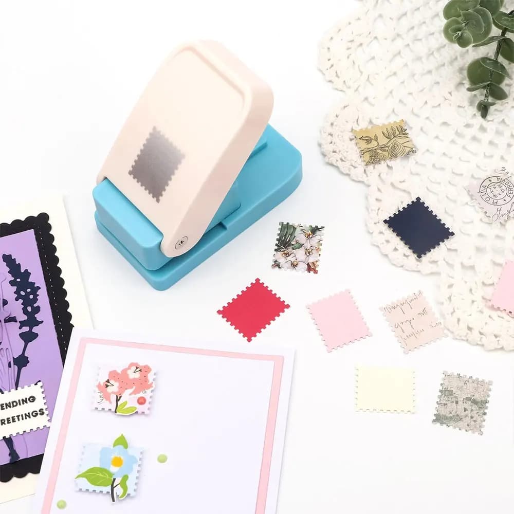 Perforatrice rectangulaire 1x0,8 pouces, idéale pour les projets de bricolage, le scrapbooking et la