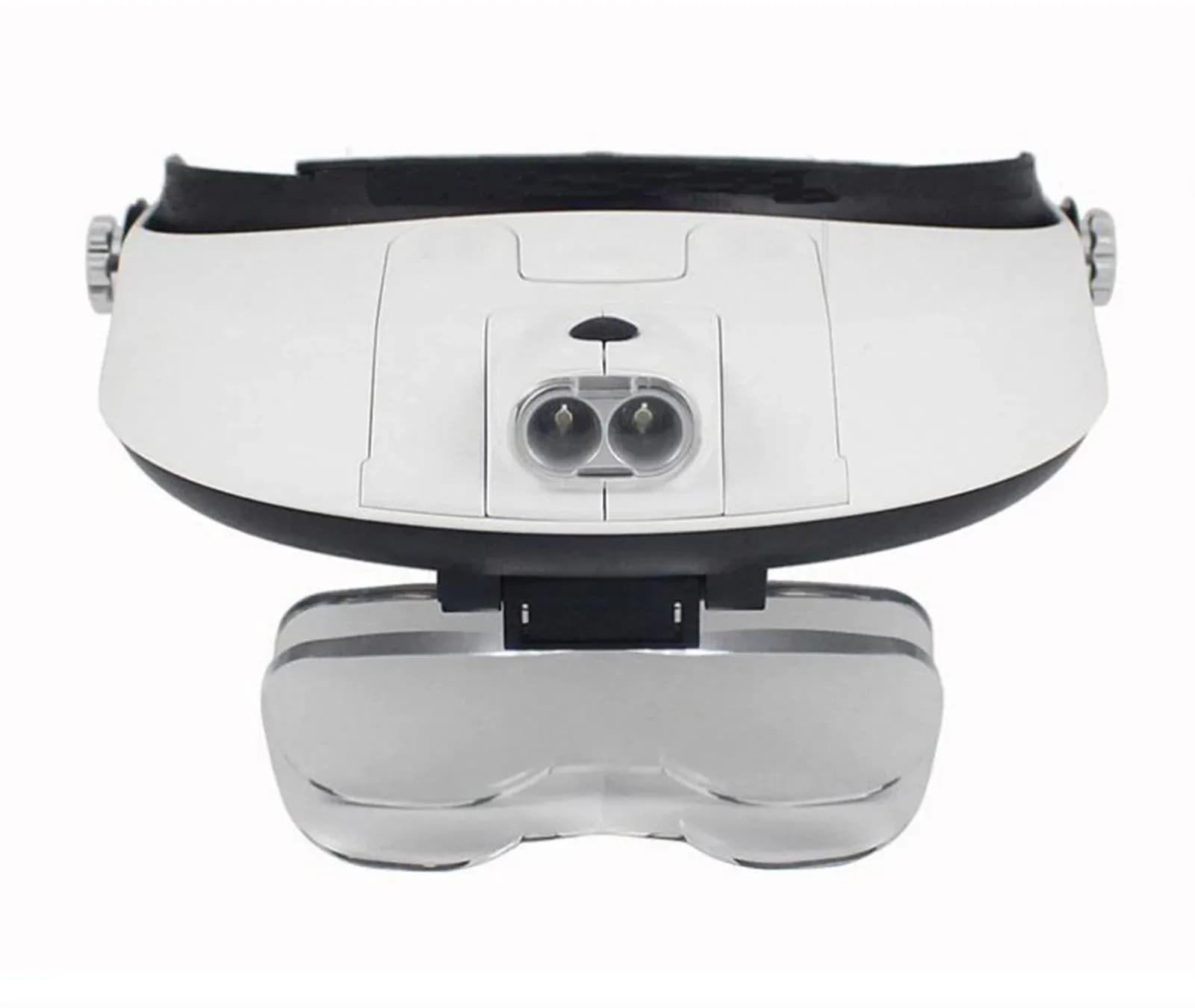 Loupe bandeau lunettes à souder lampe à LED Loupe lumineuse lampe frontale détachable Loupe à souder