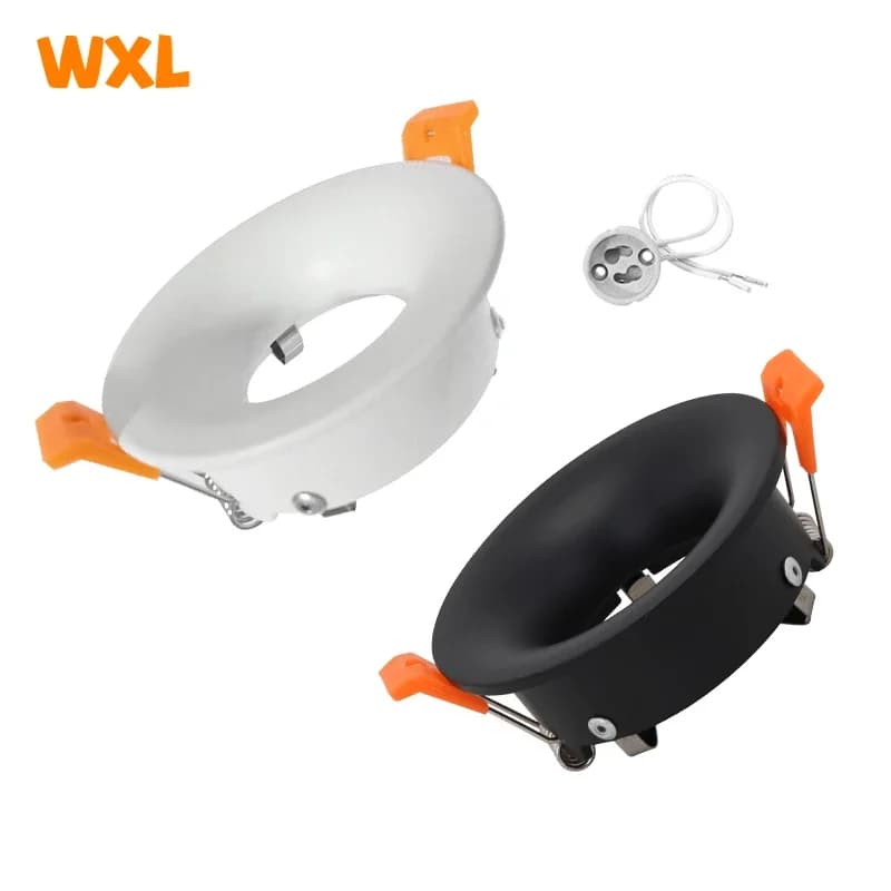 Projecteur LED anti-absorbe ouissement en aluminium, module MR16, luminaire rond et carré, cadre de 