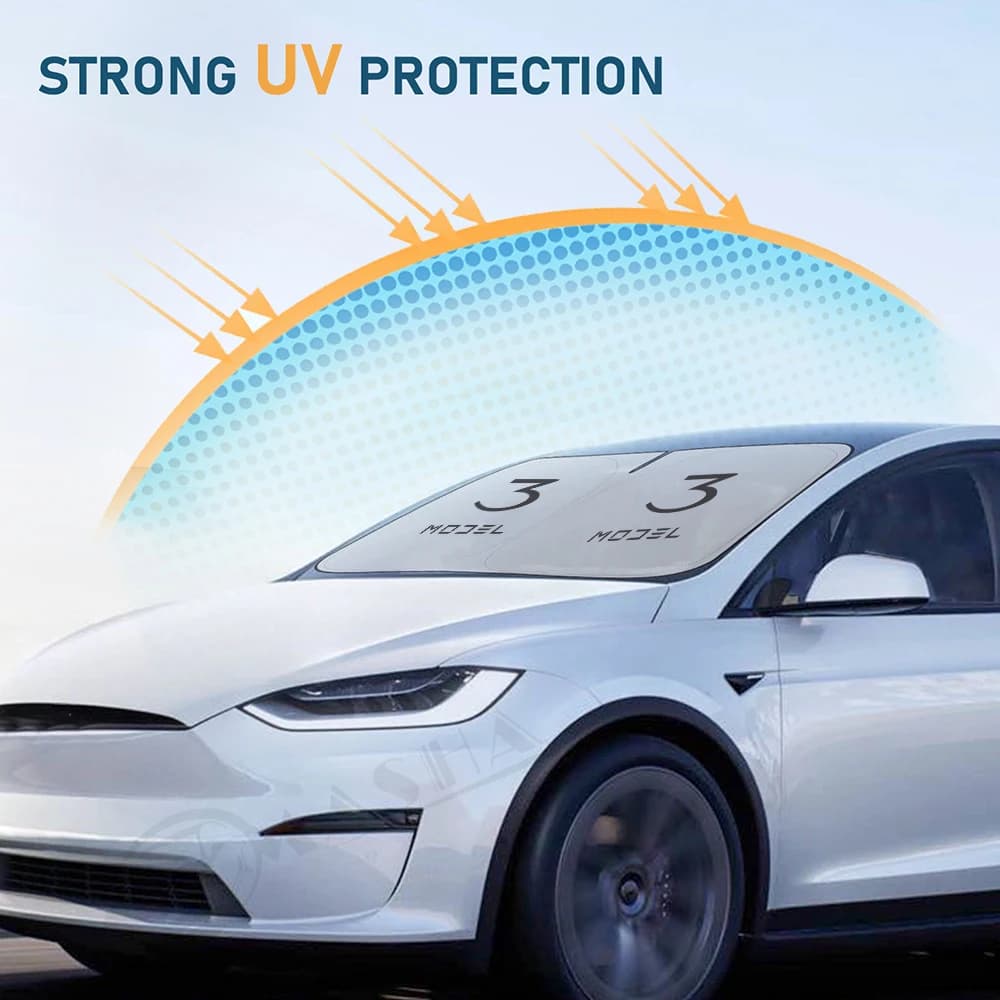 Pare-soleil de voiture pour Tesla modèle Y 3 2016-2022 2023 2024, couverture de fenêtre avant, pare-