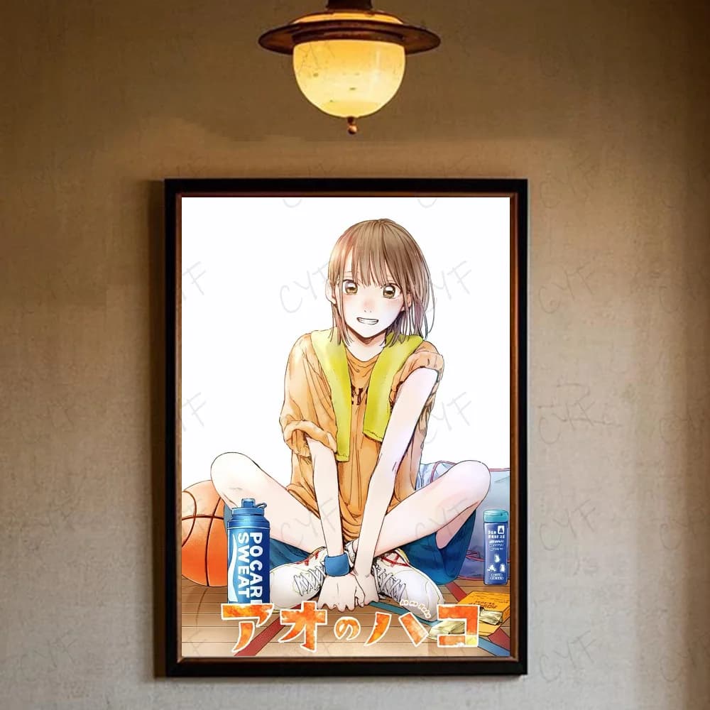 Affiche de boîte bleue Anime b, Art mural de haute qualité pour la maison, le bureau, la chambre à c