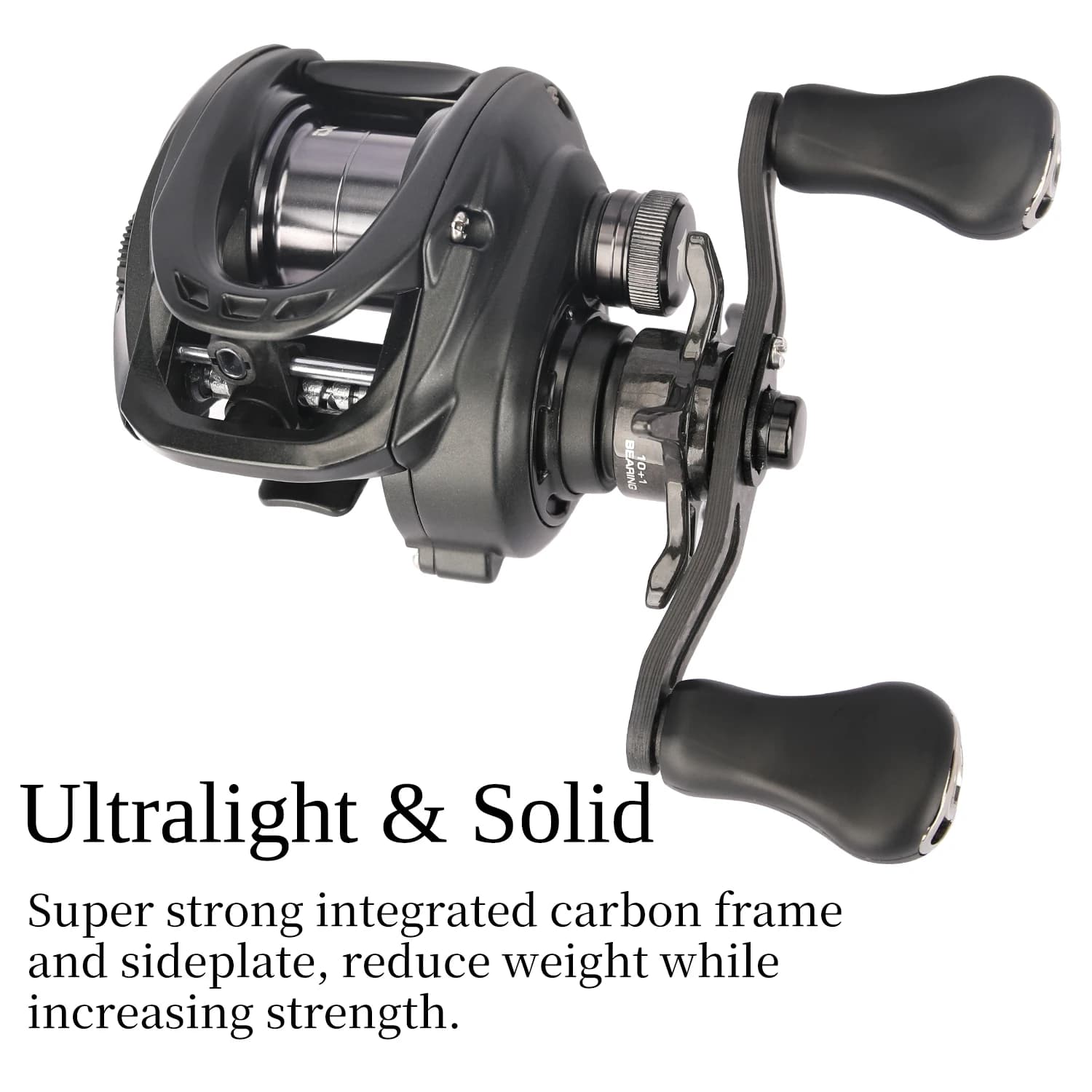 TSURINOYA – moulinet de pêche Baitcasting ultraléger 135g, 6.1g, Dark Wolf 50S 7.1:1, bobine peu pro