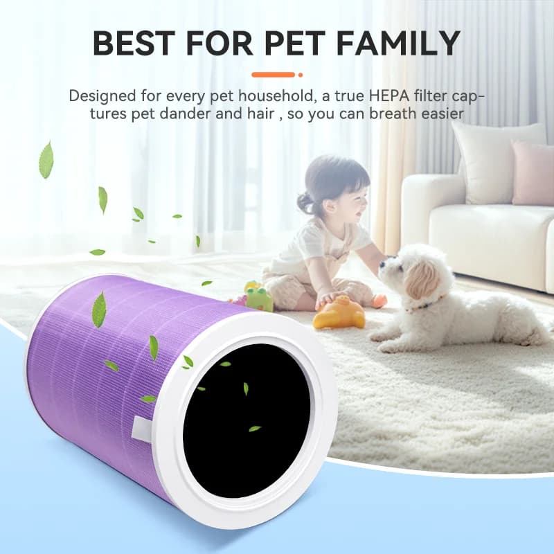 Filtre purificateur d'air pour purificateur d'air Xiaomi Mi 2/1/2S/3/ 3H/Pro, filtre HEPA au carbone
