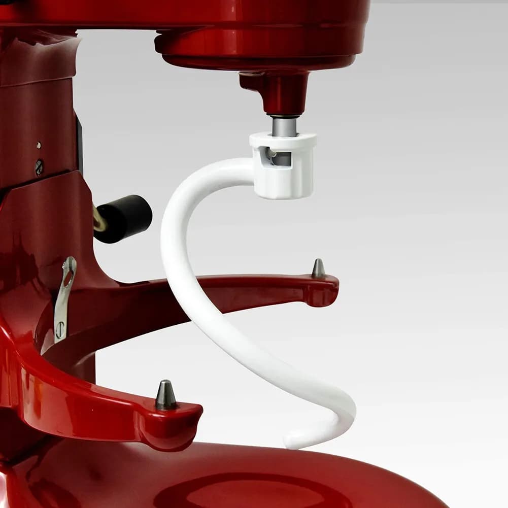 Mélangeur sur socle antiadhésif à crochet à pâte en aluminium enduit de spirale pour Kitchenaid 5K7D