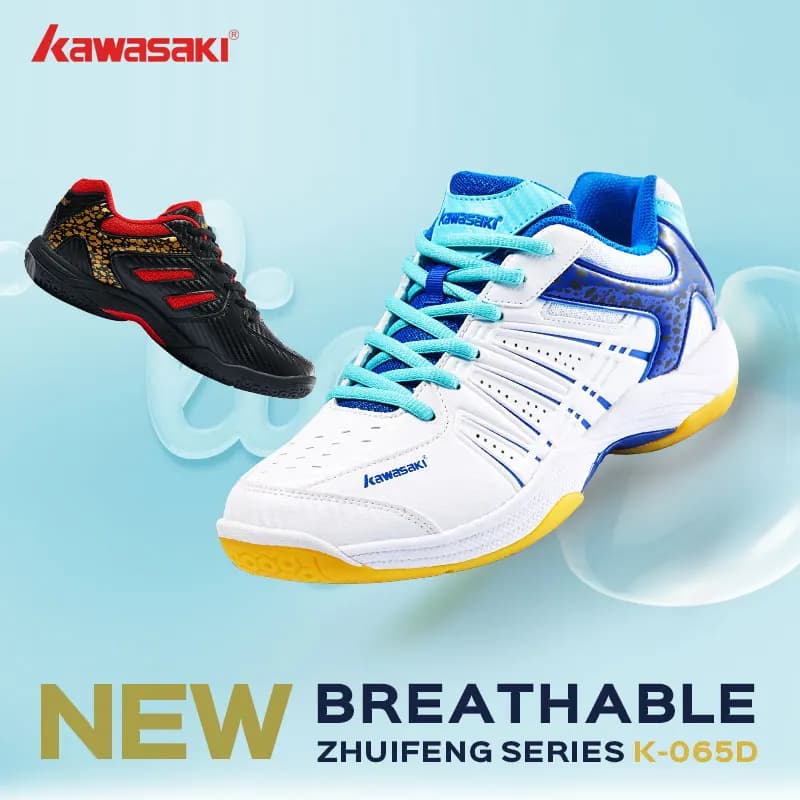 Kawasaki nouvelles chaussures de Badminton baskets hommes Tennis respirant anti-dérapant chaussures 
