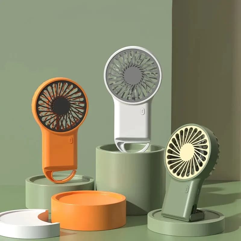Petit ventilateur portatif Mini crochet Portable USB charge bureau étudiant été soulagement de la ch