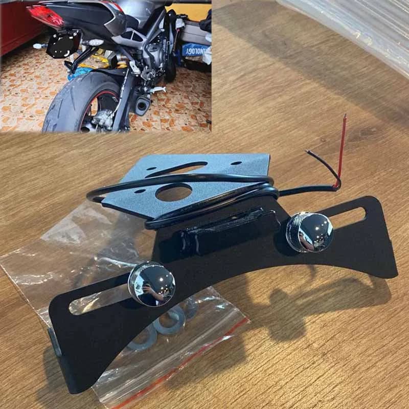 Support de plaque d'immatriculation planificateur avec lumière LED, Triumph DayRequice 600 675 675R 