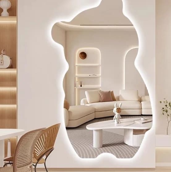 Organisateur de miroir artistique, Design moderne, miroir créatif, cadre de Luxe, Ev Dekorasyon Akse