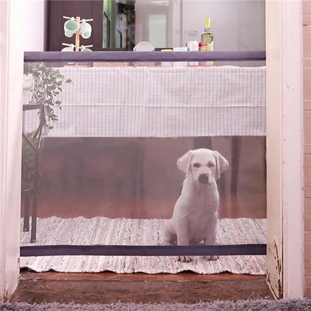 Clôtures de barrière pour animaux de compagnie, portables, pliables, en maille respirante, porte de 