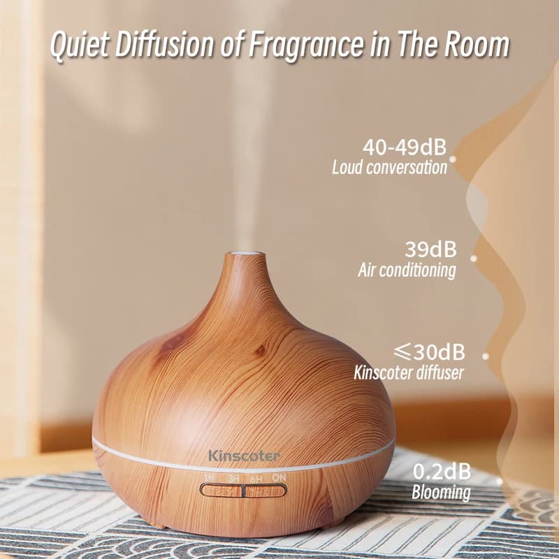 Diffuseur d'huiles essentielles d'aromathérapie de haute qualité 500ml, humidificateur d'air ultraso