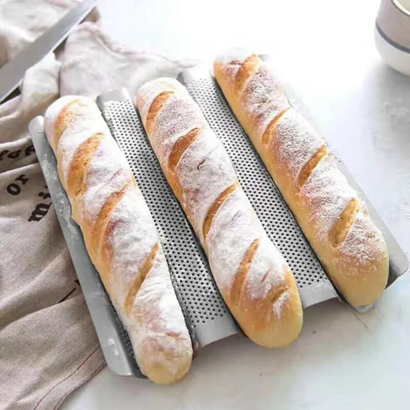 Moule à baguette français jxBaking, ustensiles de cuisson, rainure, vagues, moule à gâteau, four à p