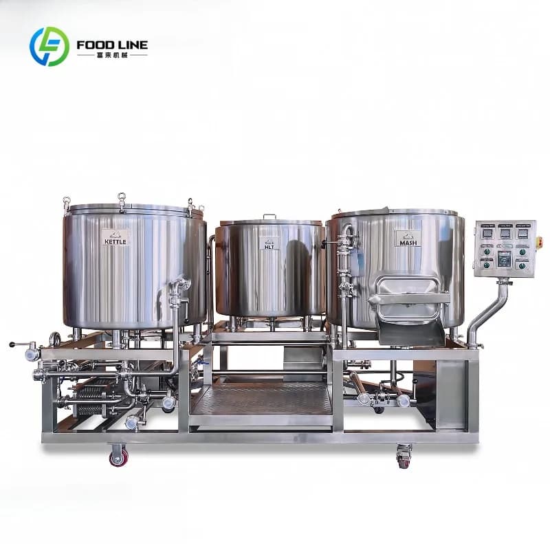 Équipement de brasserie à vapeur personnalisé, système de brasserie, équipement de fermentation, mac