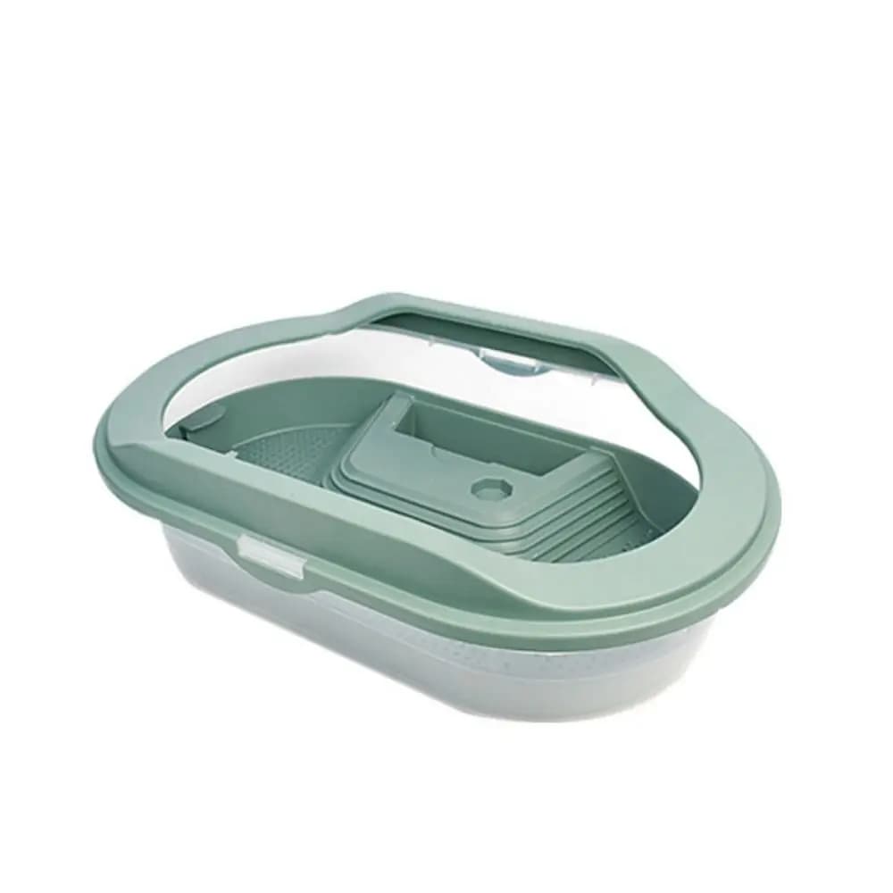 Récipient précieux pour tortue, poignées de reptile, maison amovible, eau facile à changer, habitat 