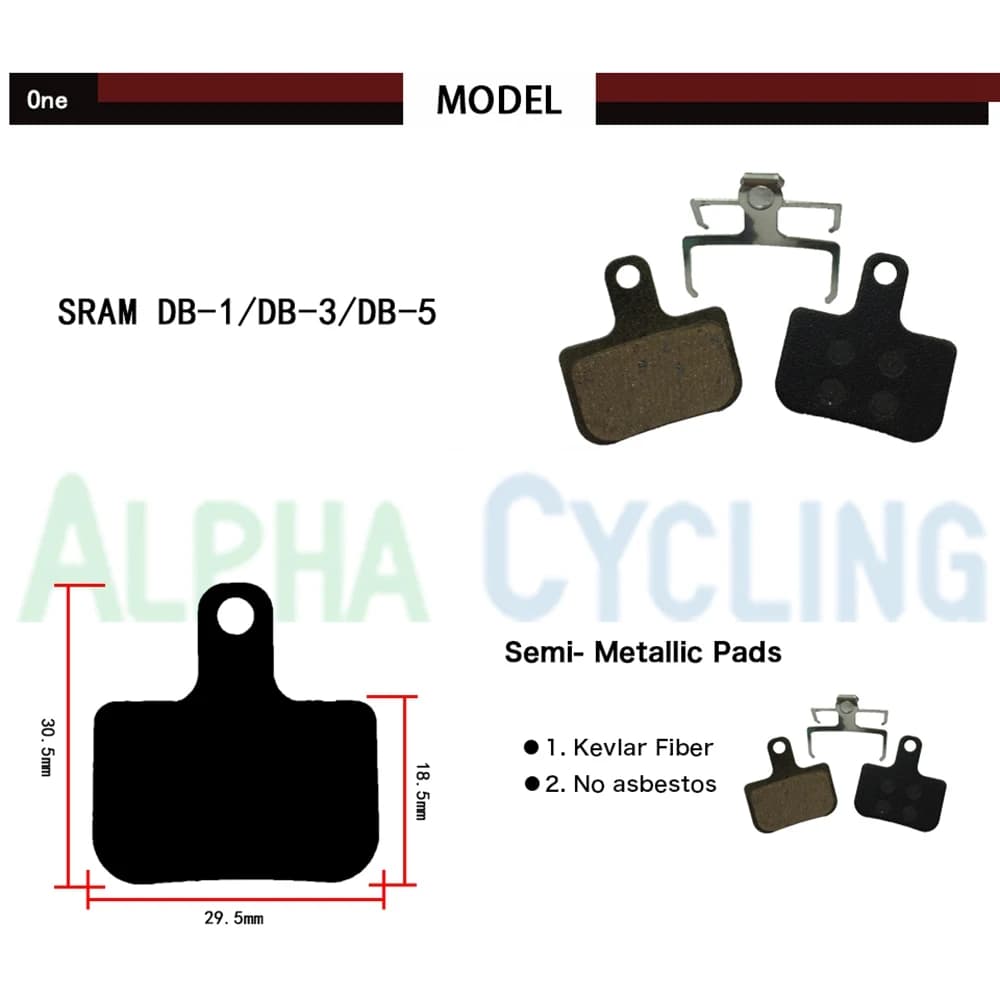 Plaquettes de frein à disque de vélo dehors EX, AVID, DB , SRAM LEVEL TL & T, Red Force ETap AXS, 4 