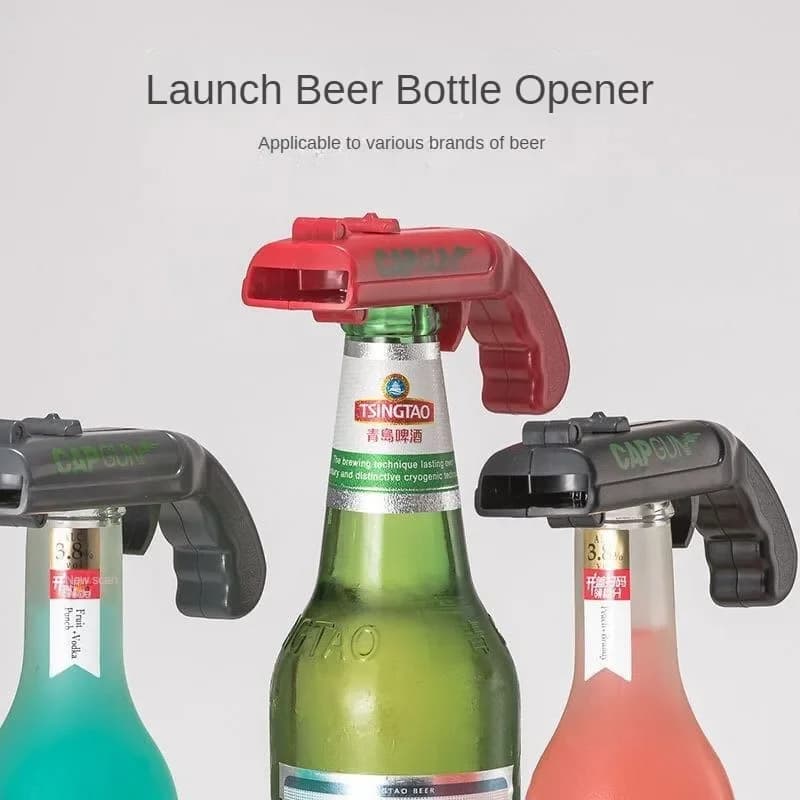 Pistolet créatif ouvre-bouteille bouchon pistolet lance bouchon de bouteille multifonctionnel boucho