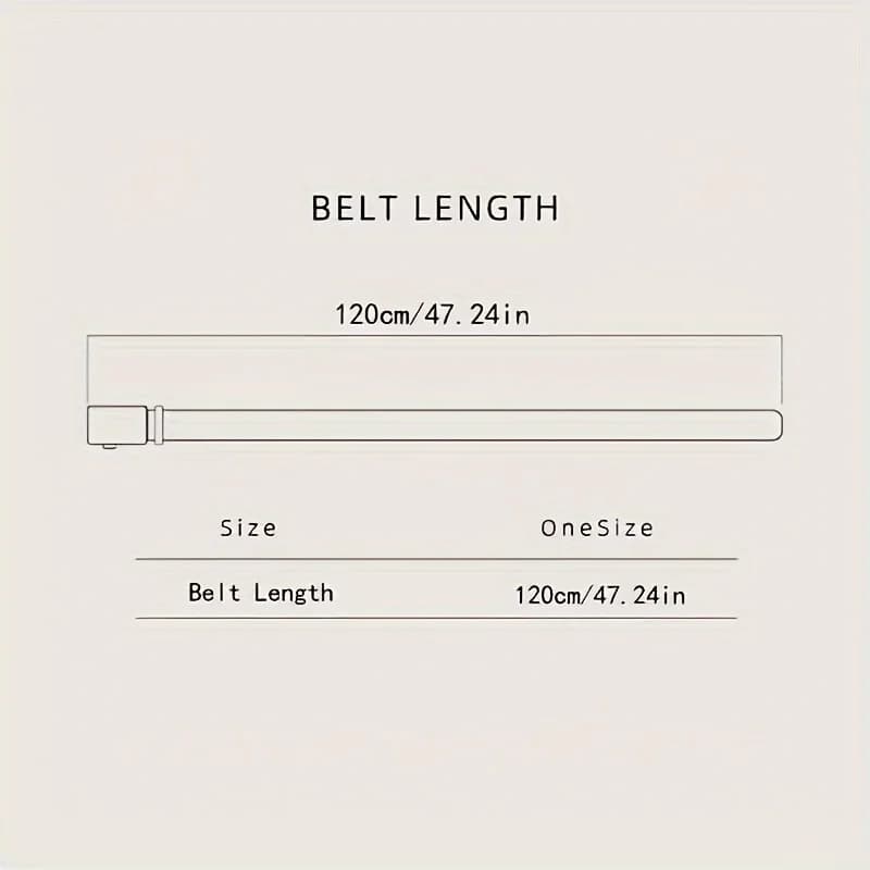 Ceinture élégante en cuir PU pour hommes – Ceintures à la mode pour la vie quotidienne, les loisirs,