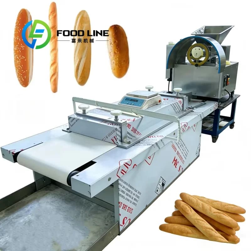 Machine à baguettes semi-automatique, utilisation facile, gain de temps pour les petites boulangerie
