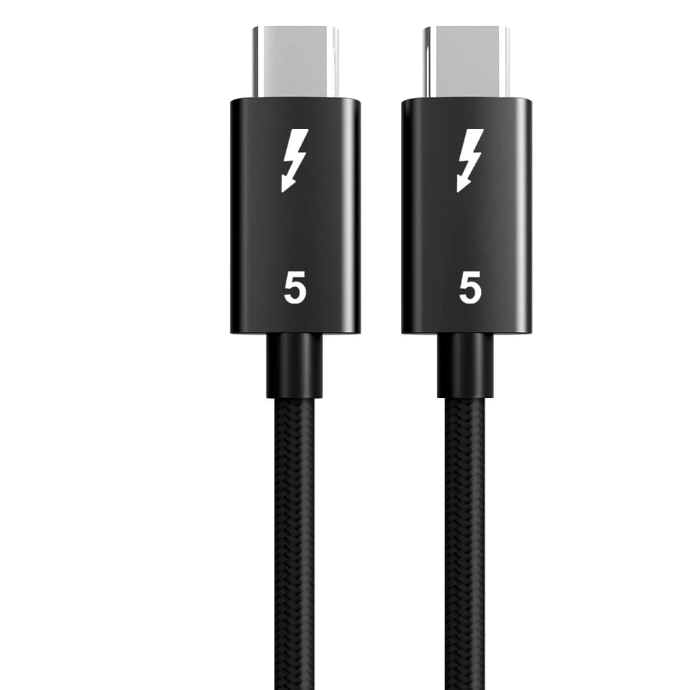 Thunderbolt 5 câble de données pleine fonction USB C vers USB C charge rapide PD 240w 16K 60Hz sorti