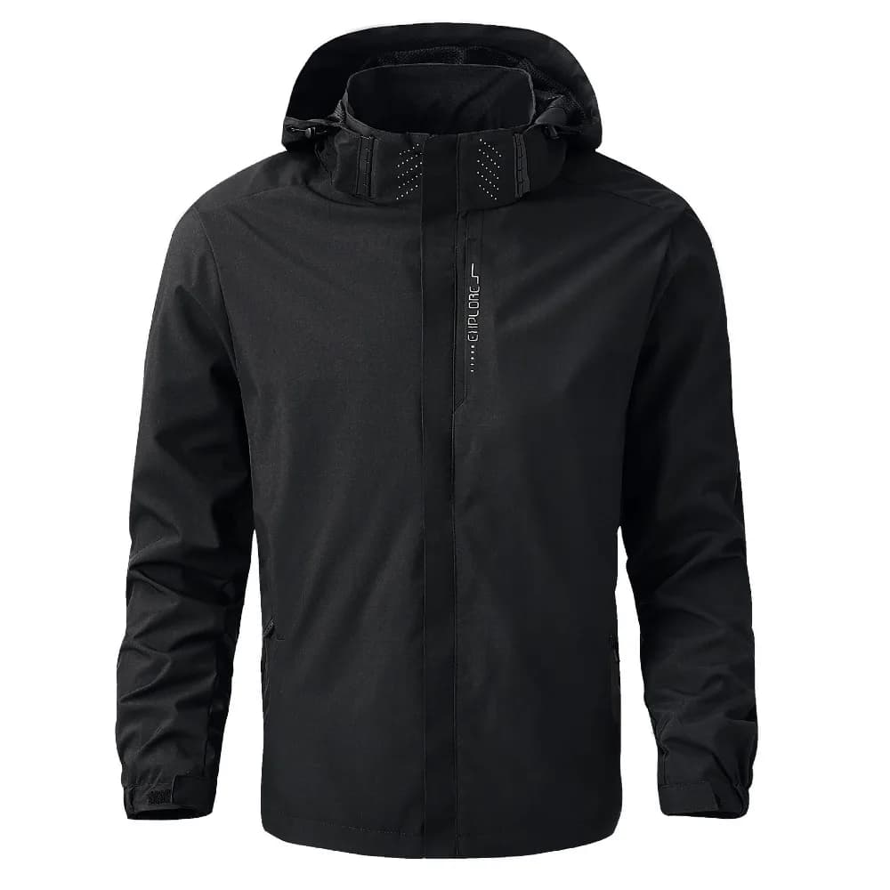 Manteau imperméable imperméable d'extérieur pour hommes imperméable léger avec capuche streetwear ra